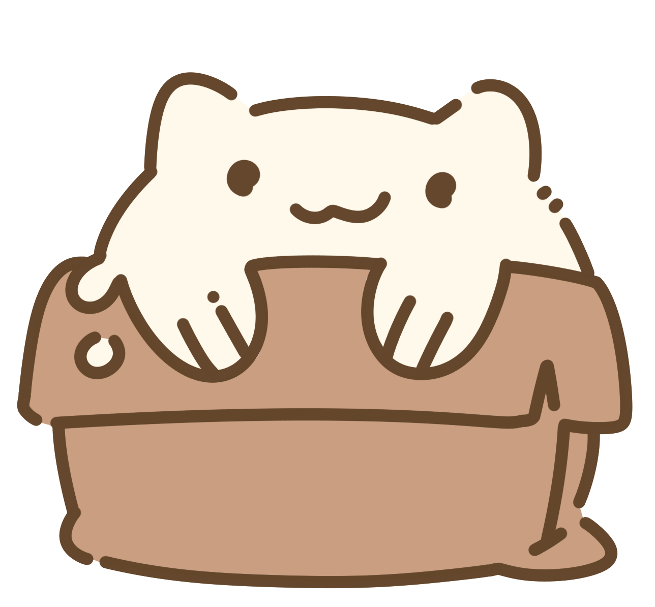 Mimi the cat smiling